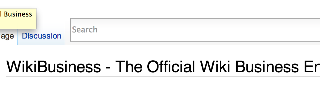 Wikibusiness